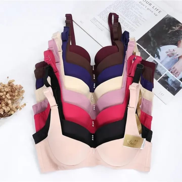 Women’s Everyday Padded Bra Set – Adjustable Straps & Soft Microfiber