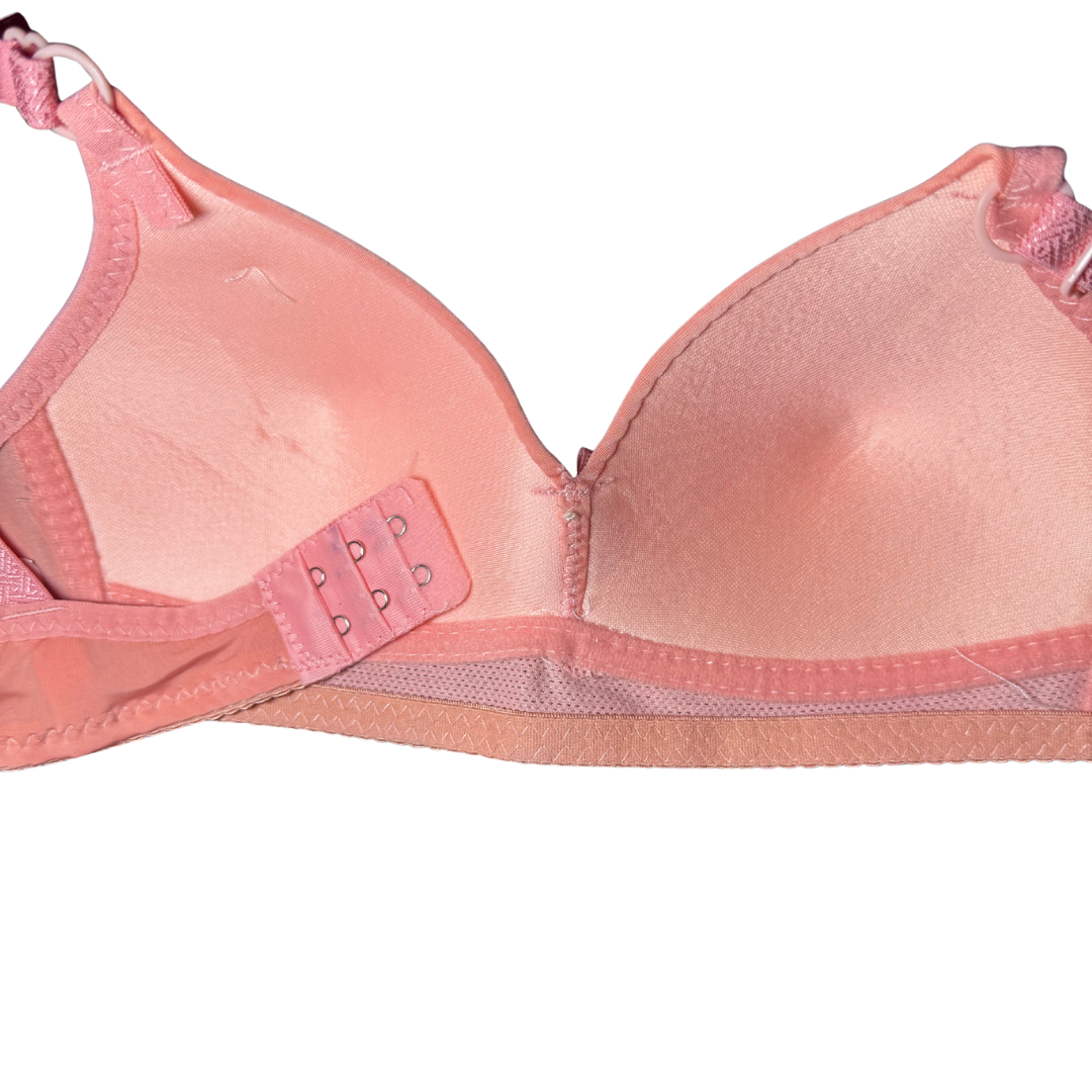 Women’s Padded Microfiber Soft Bra with Comfort U-Design