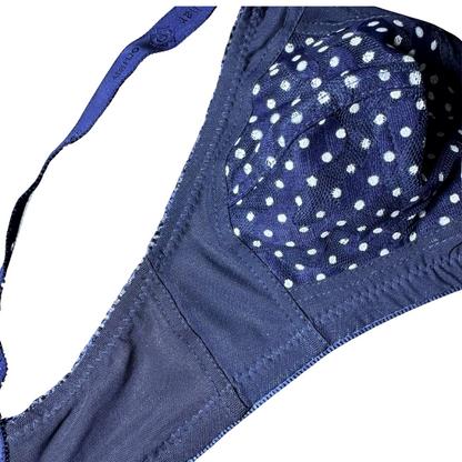 Classic Polka Dot Bra – Soft & Non-Wired Comfort