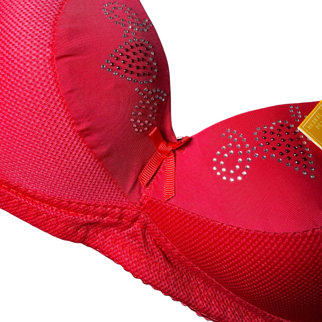 Women’s Padded Microfiber Soft Bra with Comfort U-Design