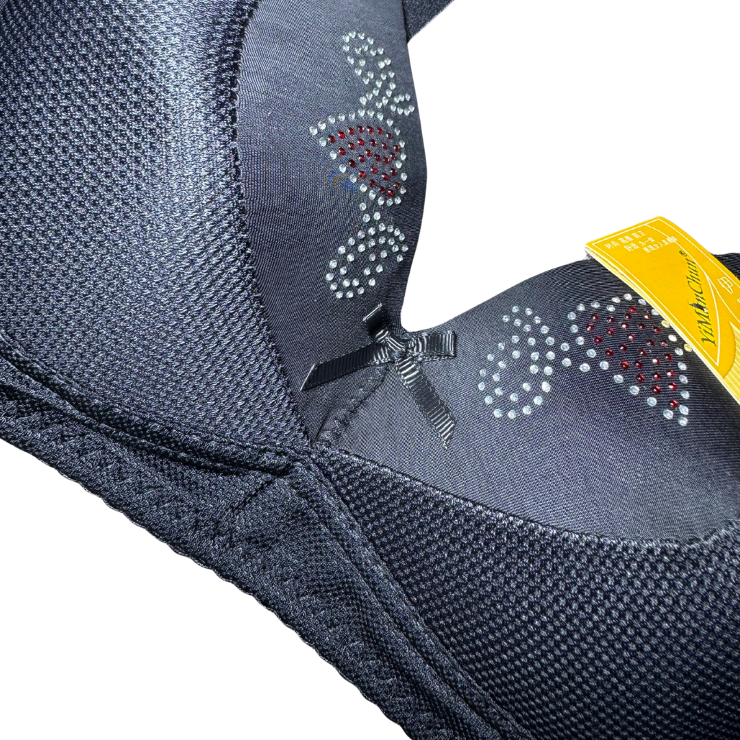 Women’s Padded Microfiber Soft Bra with Comfort U-Design